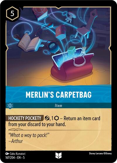 Merlin's Carpetbag (Shimmering Skies) Near Mint Cold Foil