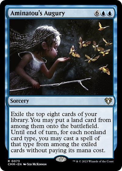 Aminatou's Augury (Commander Masters) Medium Play Foil