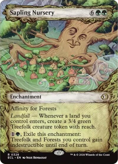 Sapling Nursery (Showcase) (Lorwyn Eclipsed) Near Mint Foil