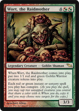 Wort, the Raidmother (Shadowmoor) Near Mint Foil