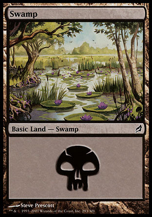Swamp (293) (Lorwyn) Light Play