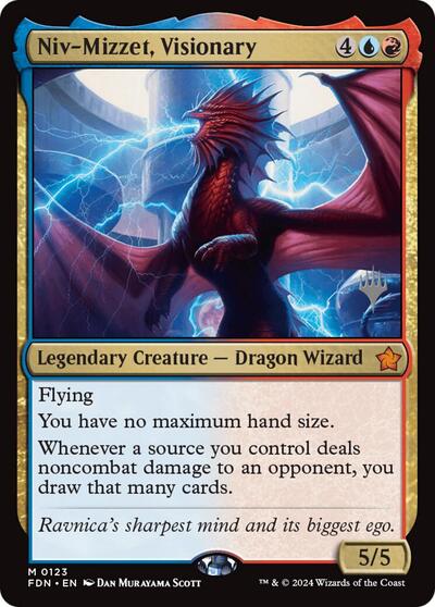 Niv-Mizzet, Visionary (Promo Pack: Duskmourn: House of Horror) Near Mint