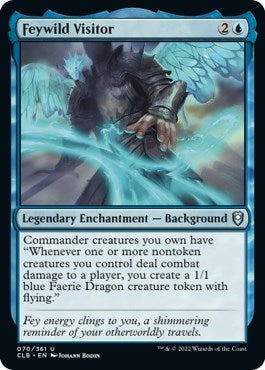 Feywild Visitor (Commander Legends: Battle for Baldur's Gate) Near Mint Foil
