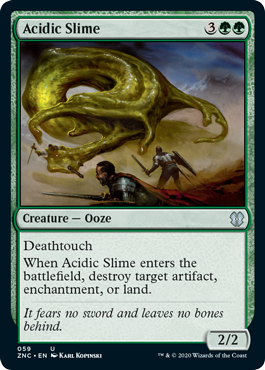 Acidic Slime (Commander 2020 Zendikar Rising) Near Mint