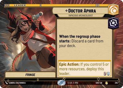 Doctor Aphra Rapacious Archaeologist (Hyperspace) (Shadows of the Galaxy) Near Mint