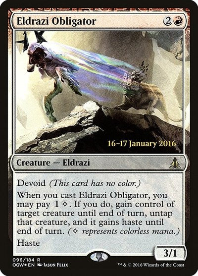 Eldrazi Obligator (Promos: Prerelease Cards) Near Mint Foil