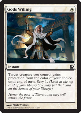 Gods Willing (Theros) Medium Play Foil