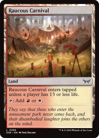 Raucous Carnival (Duskmourn: House of Horror) Light Play Foil