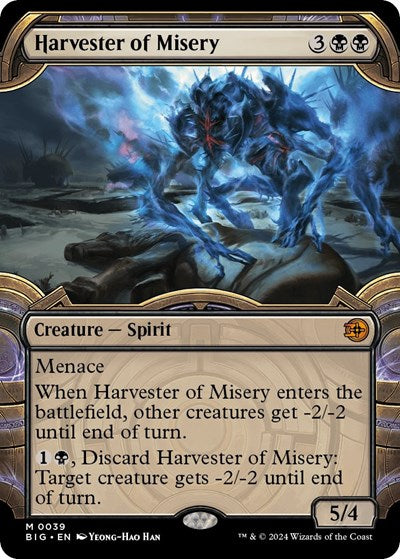 Harvester of Misery (Showcase) (Outlaws of Thunder Junction: The Big Score) Near Mint Foil