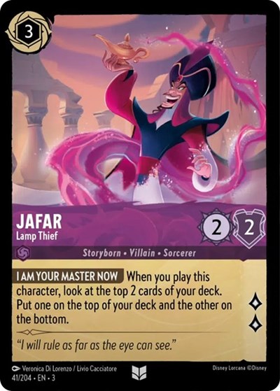 Jafar - Lamp Thief (Into the Inklands) Near Mint