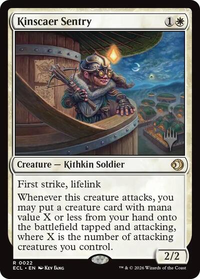 Kinscaer Sentry (Promo Pack: Lorwyn Eclipsed) Light Play Foil