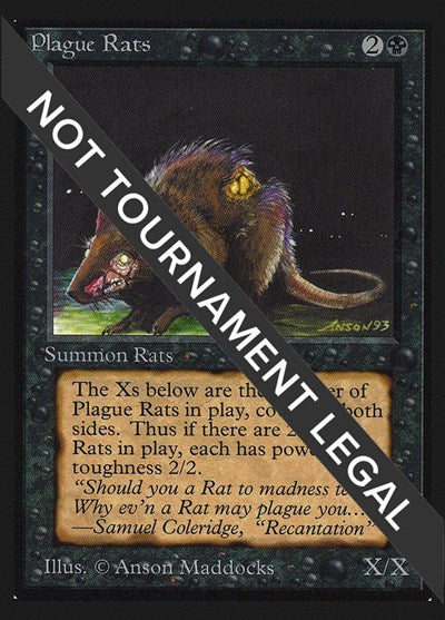 Plague Rats (CE) (Collector's Edition) Light Play
