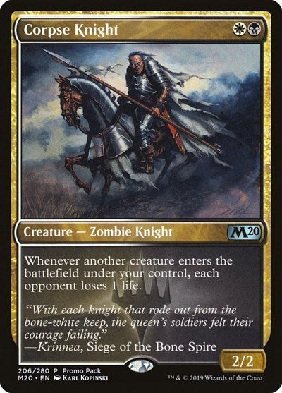 Corpse Knight (Promo Pack: Core Set 2020) Near Mint Foil
