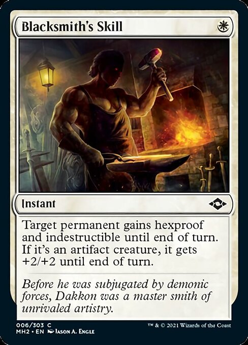 Blacksmith's Skill (Modern Horizons 2) Medium Play Foil