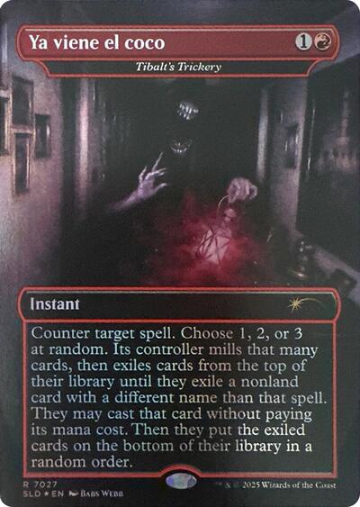 Ya viene el coco - Tibalt's Trickery (Rainbow Foil) (Secret Lair) Light Play Foil