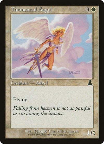 Tormented Angel (Urza's Destiny) Medium Play