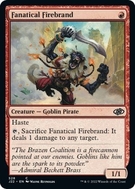 Fanatical Firebrand (Jumpstart 2022) Near Mint