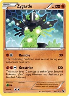 Zygarde - 53/124 (XY Fates Collide) (Deck Exclusives) Near Mint Holofoil