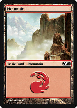 Mountain (245) (Magic 2012 Core Set) Light Play