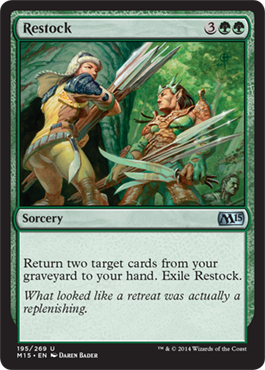 Restock (Magic 2015 Core Set) Light Play Foil