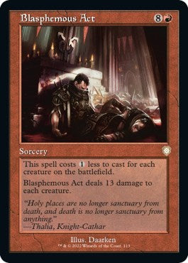 Blasphemous Act (Commander: The Brothers' War) Heavy Play