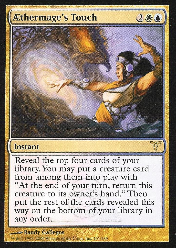 Aethermage's Touch (Dissension) Medium Play Foil