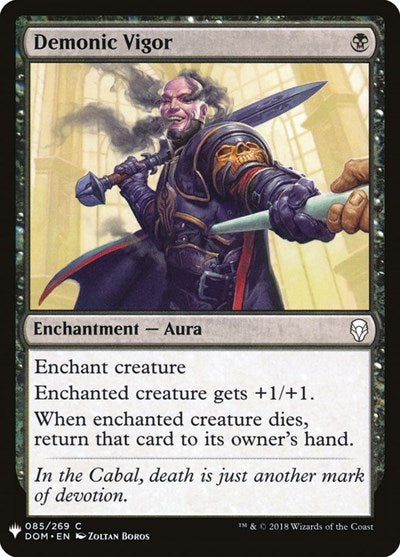 Demonic Vigor (Mystery Booster) Near Mint