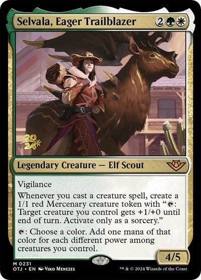 Selvala, Eager Trailblazer (Promos: Prerelease Cards) Near Mint Foil