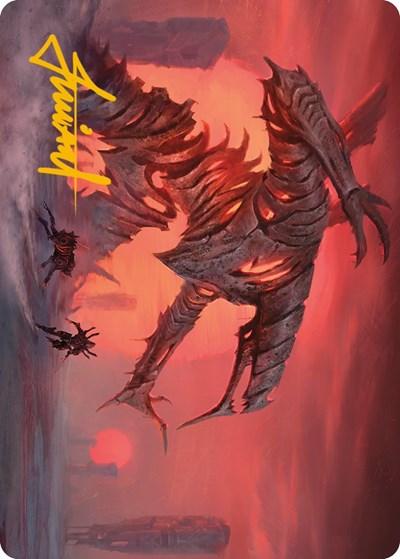 Red Sun s Twilight Art Card  Gold Stamped Signature|0|0|0.00