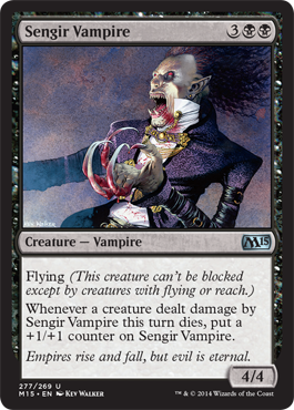 Sengir Vampire (Magic 2015 Core Set) Light Play