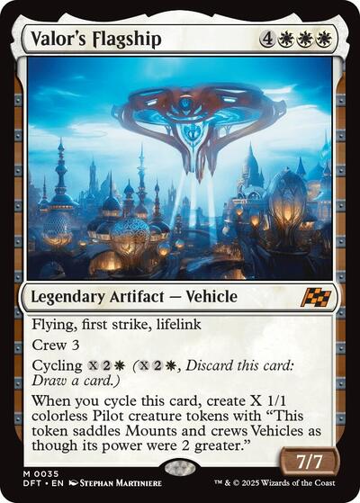 Valor's Flagship (Aetherdrift) Near Mint Foil