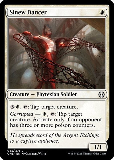 Sinew Dancer (Phyrexia: All Will Be One) Light Play