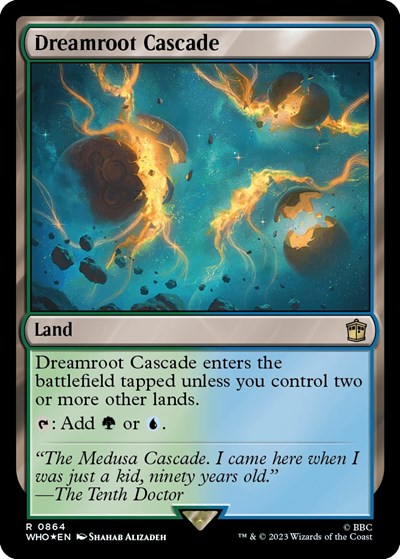 Dreamroot Cascade (Surge Foil) (Universes Beyond: Doctor Who) Light Play Foil