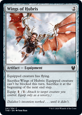 Wings of Hubris (Theros Beyond Death) Heavy Play Foil