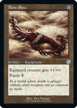 Bone Saw (The Brothers' War: Retro Frame Artifacts) Light Play Foil
