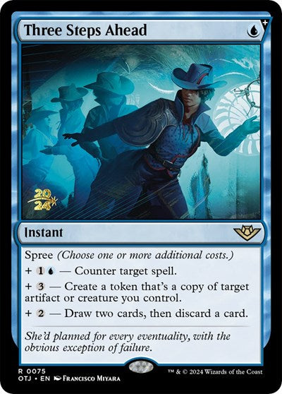 Three Steps Ahead (Promos: Prerelease Cards) Light Play Foil