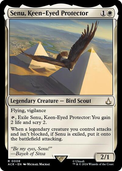 Senu, Keen-Eyed Protector (Universes Beyond: Assassin's Creed) Light Play