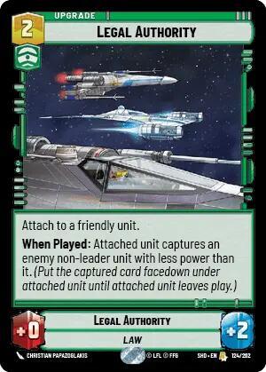 Legal Authority (Shadows of the Galaxy) Near Mint Foil