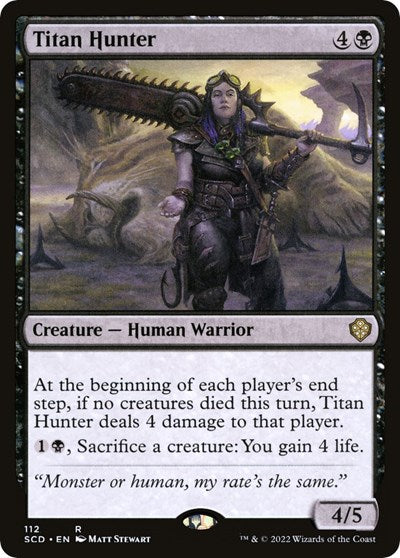 Titan Hunter (Commander 2022 Starter Decks) Light Play