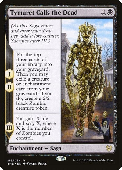 Tymaret Calls the Dead (Promo Pack: Theros Beyond Death) Light Play Foil