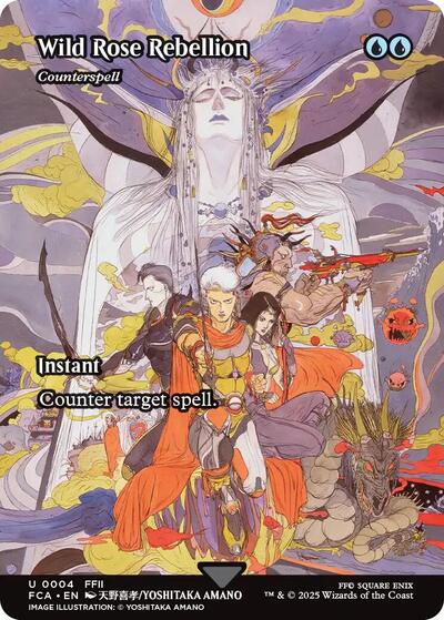 Wild Rose Rebellion - Counterspell (Showcase) (Universes Beyond: FINAL FANTASY: Through the Ages) Near Mint Foil