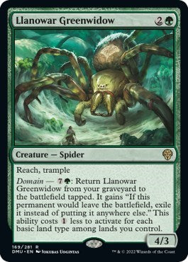 Llanowar Greenwidow (Dominaria United) Light Play