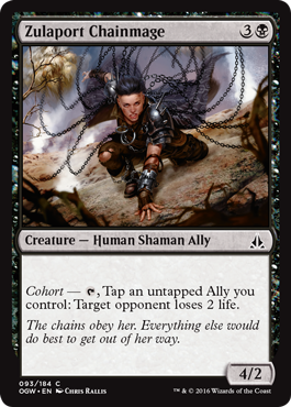 Zulaport Chainmage (Oath of the Gatewatch) Light Play Foil
