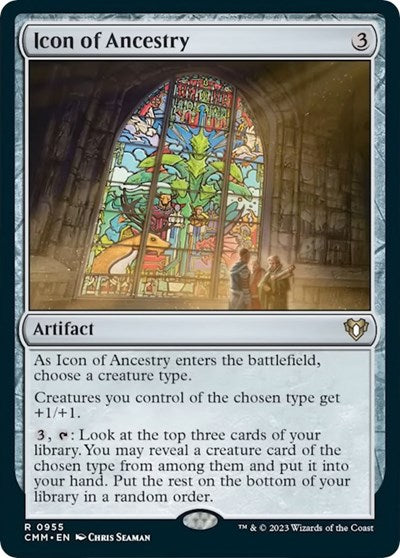 Icon of Ancestry (Commander Masters) Light Play