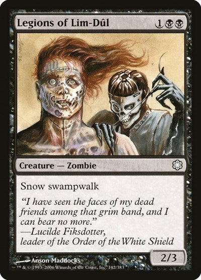 Legions of Lim-Dul (Coldsnap Theme Deck Reprints) Medium Play