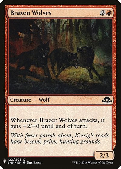 Brazen Wolves (Mystery Booster) Light Play