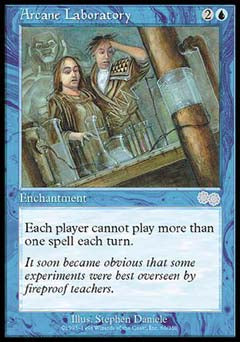 Arcane Laboratory (Urza's Saga) Heavy Play