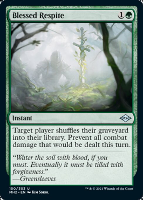 Blessed Respite (Modern Horizons 2) Light Play Foil