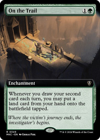 On the Trail (Extended Art) (Commander: Murders at Karlov Manor) Light Play