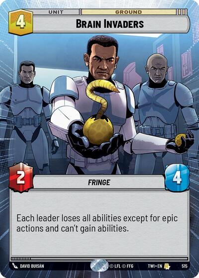 Brain Invaders (Hyperspace) (Twilight of the Republic) Near Mint Foil